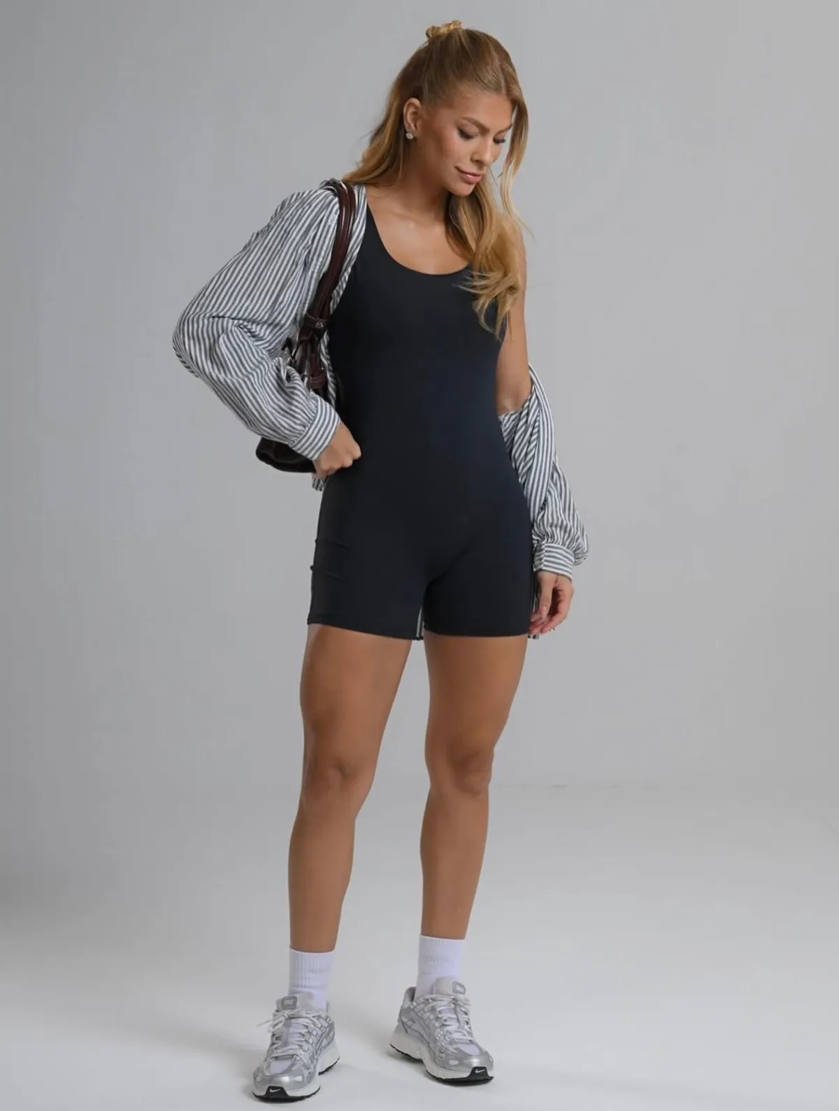 Macaquinho Fitness Feminino Com Alças Largas Soul Halea